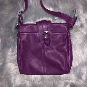 Merona Crossbody Purse Color Purple EUC